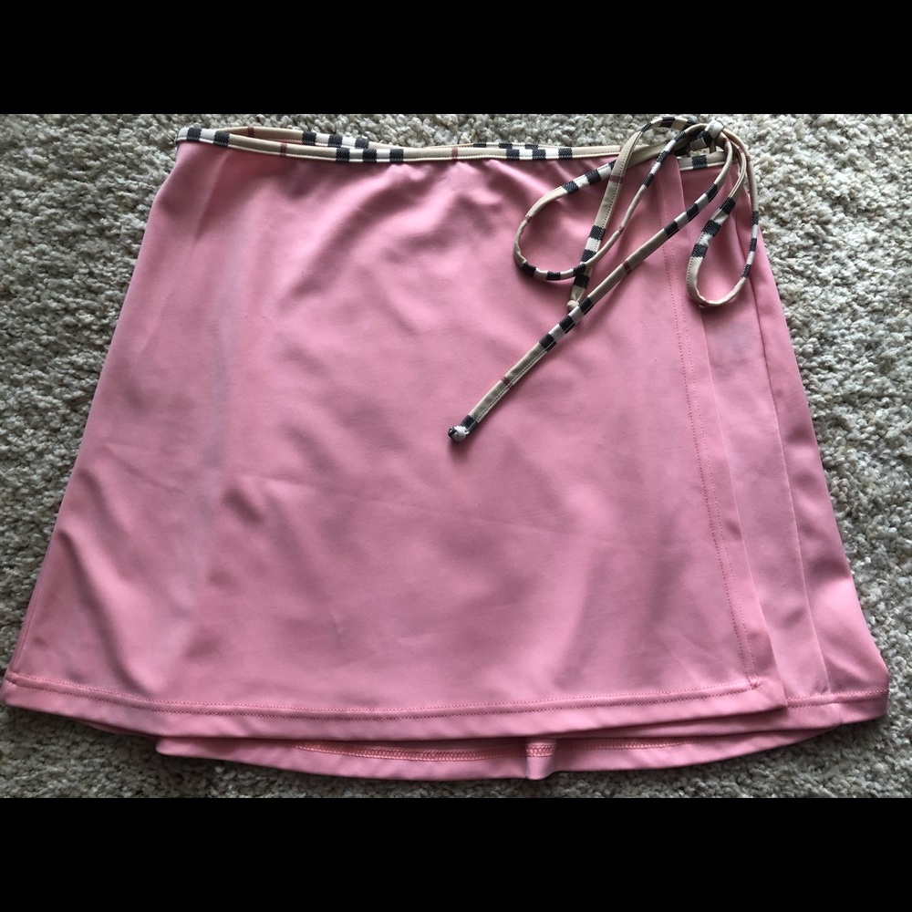 Burberry wrap skirt